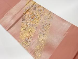 リサイクル 花唐草模様織出し名古屋帯